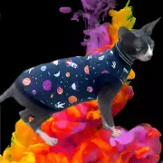 Sphynx Cat Shirt Intergalactic - Clothes Clothing Devon Rex Coat Jumper Vest