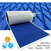 Blue Boat Flooring EVA Foam Marine Sea Decking Mat | Jonboat Anti Skid Deck Pad