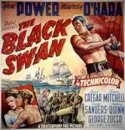 The Black Swan poster Tyrone Power 1942 Old Movie Photo