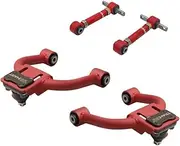 TruHart Front + Rear Adjustable Camber Kits fits For 96-00 Compatible with Civic EK