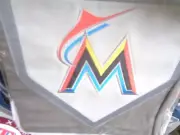 Pottery Barn Teen MLB Baseball Miami Marlins pillowcase gray New