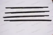 Window Weather Chrome Strip Sweep Belt Trims For Mitsubishi Outlander 2013-2017 (for: Mitsubishi)