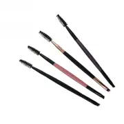 Dual-Ended Eyebrow Brush - Angled Cut and Spoolie