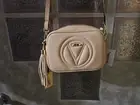 Mario Valentino Mia Sauvage Light Pink Leather Cross Body Bag