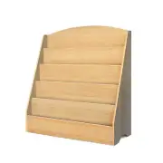 Keezi 5 Tiers Kids Bookshelf Magazine Shelf Organiser Bookcase Rack Display New