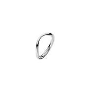 (W) Pandora Organically Shaped Band Ring Sterling Silver