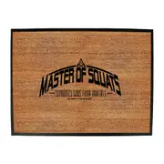 Gym Swps Master Of Squats - Funny Novelty Doormat Man Cave Floor mat