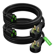 Flat Plug Extension Cord 6 ft with Slim Space-Saving Plug Design Low Profile ...