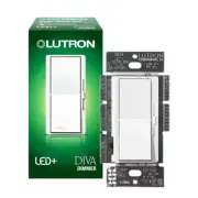 Diva LED+ Dimmer Switch for Dimmable LED and Incandescent Bulbs, 150-Watt/Single