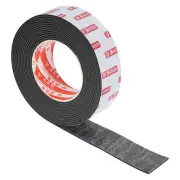 1-9/16"W x 1/8"T x 16.4Ft EVA Double Sided Foam Tape, Black