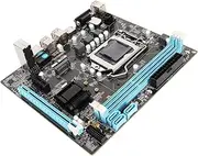 Desktop Motherboard, LGA 1155 CPU 2nd Gen Slot Dual Channel DDR3 Motherboard with 3 Phase Power, HD VGA Ouput, Micro ATX Motherboard for Gaming