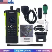 USA HAMGEEK APX-8000 12W Dual Band Radio Walkie Talkie w/ Mic+Programming Cable