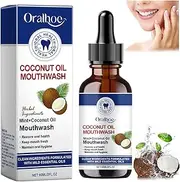 Coconut Oil-Pulling Mouthwash, Coconut Mint Mouthwash, Coconut Mouthwash, Mouthwash, Mint Oil Pulling Mouthwash, Coconut Pulling Oil for Teeth Whitening(1PCS)