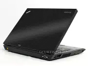 3D CARBON FIBER Vinyl Lid Skin Cover Decal fit IBM Thinkpad T410 Laptop