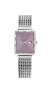 Tommy Hilfiger Tea Tank Ladies Watch in Silver