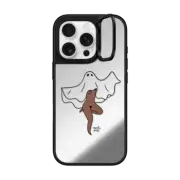 iPhone 16 Pro Mirror Ring Stand Case MagSafe Compatible Sexy Ghost