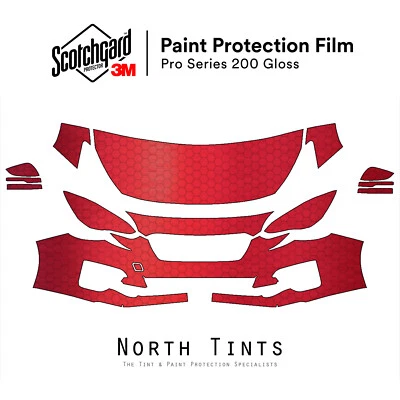 3M PRO PreCut Paint Protection Film Clear Bra PPF for Subaru Impreza 2017-2019