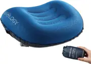 Ultralight Inflatable Travel Pillow Inflatable Pillow, Travel Neck Pillow blue