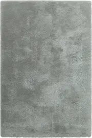 Lusso Plain Shaggy Rug - 115 Silver by Cyrus Rugs