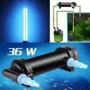 AC 220-240V Aquarium UV Sterilizer Lamp Water Cleaner Purifier Germicidal Light