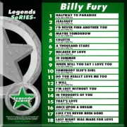 BILLY FURY LEGENDS SERIES VOL-30 KARAOKE CD+G NEW IN PLASTIC /PRINT
