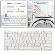 78 Keys Bluetooth Keyboard Russian for Laptop Tablet Smartphone Compact Slim For