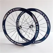 Road Bike Wheelset 700C Road Bike Wheelset ，50Mm Aluminum Alloy Double Wall Rim Brake V/C Quick Release 8/9/10/11Speed 20 Holes Front Rear WheelSet