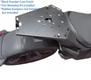 Can Am Ryker Luggage Rack Black with Givi Monokey Mounts for use on Max Mount