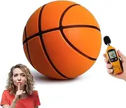 Silent Basketball Size 7 (9.4 inch, 29.5"), Soft Foam Basketball Indoor, Airless & Quiet Basket-ball Dribble Training, Birthday Gift for Teen Boy Girl Mens, Grooved Higher Bounce Noiseless Ball