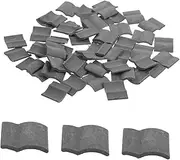 GRADENEVE 50pcs Mini Bricks Small Simulation Roof Tiles Mini House Roof Tiles Model Mini Blocks Miniature Wall Bricks Fake Roof Tiles Miniature Stone Tiles Mini Cinder Blocks Fake Brick Clay