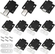10 Pack Magnetic Push Latch Catch Push to Open Latch Pressure Touch Release C...
