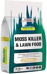 Manutec Moss Killer and Lawn Food Fertilizer 2.5 kg