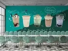 3D Bubble Tea Shop Background Wallpaper Wall Murals Removable Wallpaper 16