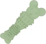 Rubber Pet Toy Dog Tooth Cleaning Molar Stick Cute Bear Shape Puppy Chewing Toy Pets Teething Cats Dogs Favors Bite Toy cleaning expends energy grinding teeth