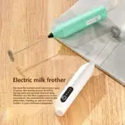 Handheld Milk Frother Frothy Coffee Electric Mixer Kitchen Egg Mini Beater. W5Z9