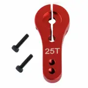 Red 25T M3 Metal Aluminium RC Servo Arm Horn Futaba Savox Xcore HL HSP HD - UK