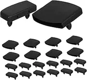 ULTECHNOVO 36pcs Bed Connector Kit with Plastic Bed Covers Replacement Slats and Holders and Frames Easy Installation and Stable Support