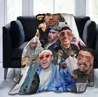 Singer Rapper Ultra-Soft Micro Fleece Blanket Cozy Warm Throw Blanket 80X60