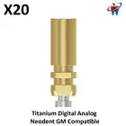 20x Digital Dental Analog Neodent GM Compatible Grand Morse Titanium Lab Replica
