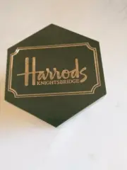 HARRODS KNIGHTSBRIDGE WOODEN GOLF TEES "UNION JACK" Sealed