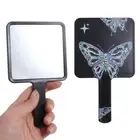 Clear Handheld Makeup Mirror High definition Cat Claw Makeup Mirror Travel