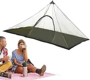 Net Shelter for Camping | Camping Windproof Outdoor Mesh Shelter Net - Lightweight Breathable Portable with Zipper Tent Screen for Hiking Travel Patio Backyard