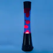 Bluetooth Speaker Lava Lamp Black/Purple/Red Motion