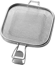 Sandwich Press Tool - Stainless Steel Toast Mesh Press, Stick Sandwich Maker Tool | Cast Iron Panini Bread Press Weight, Baking Mesh Mold with a Circular Design for Hot Dogs, Sandwiches, Breads