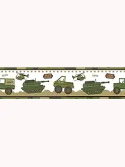 Army Camp Camouflage Wallpaper Border - Price Right Home A12804