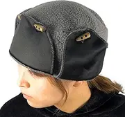 Sauna Hat Banya Hat Russian Trooper Hat Insulating Headgear for Spa for Men and Women Unisex 3 way design Boa Material, Steam Room, Bathhouse, Comfortable, Breathable, One Size Fits All Grey, Grey