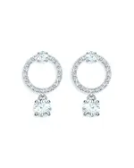 Swarovski Constella Circle Drop Earrings