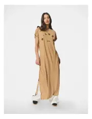 [Decjuba] D-Luxe Linen Blend Tee Dress in Tumeric
