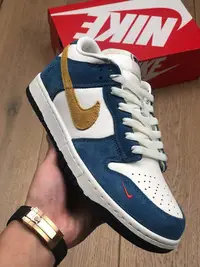 在飛比找Yahoo!奇摩拍賣優惠-Kasina x Nike SB Dunk Low 白藍黃 