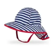Sunday Afternoons - Infant SunSprout Hat Navy/White Stripe